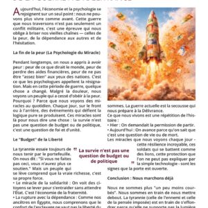 La réveil d'un peuple : De la guerre à la délivrance